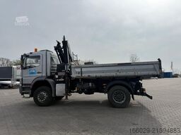 MERCEDES-BENZ Axor 1833 4x4 HAD Dreiseitenkipper mit MGK Kran