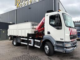 DAF LF 55.220 + HMF 735 K2 -- 2X EXT. + TIPPER + 3 ...