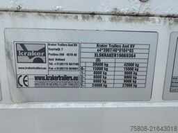 KRAKER CF-Z 200 Walkingfloor 92m³ 10 mm Liftachse Funk