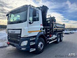 DAF CF 410 crane truck with 3-way tipper – Marchesi cr