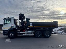 DAF CF 410 crane truck with 3-way tipper – Marchesi cr