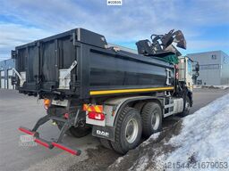 DAF CF 410 crane truck with 3-way tipper – Marchesi cr