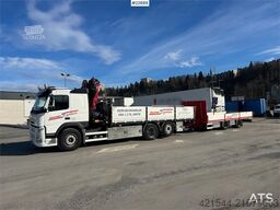 Volvo FM450 Crane Truck w/ 21 t/m HMF crane and Lift. 19