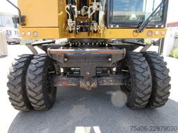 caterpillar M 318 F Schnellwechsler, Reifen neu , 3xSchaufel