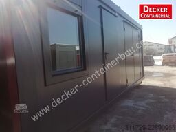 Decker Containerbau Kombicontainer, 20 ft halb Büro/ Lager