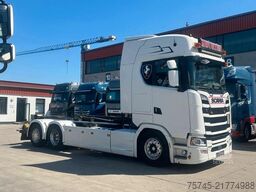 SCANIA S580 * V8 * HIAB * LEDER * LIFT * LENKACHSE *ALU