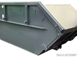 A1 Container Absetzmulde 7 m³ mit Bauschuttklappe - RAL 7016 Anthrazitgrau - Absetzcontainer