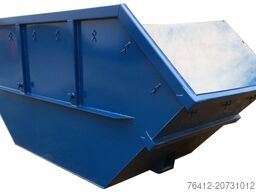 A1 Container Absetzmulde 10 m³ asym. offen ? RAL 5010 Enzianblau ? Absetzcontainer