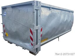 A1 Container 2. WAHL! ECOLINE 20 m³ verzinkt - Einflügeltür mit Gummidichtung - Abrollcontainer