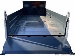 A1 Container STAHL-Kippaufbau 12 m³ - Bordwände - Pendelklappe abklappbar - RAL 7016 Anthrazitgrau - Abrollcontainer