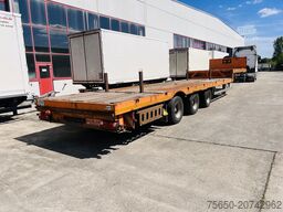 Möslein STO 3 Schwebheim 3 Achs Satteltieflader Plato 45 t GGfür Fertigteile, Baumaschinen oder Container