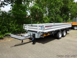 Möslein TTD11 weiß neuer Tandem 3- Seitenkipper Tieflader-- Neufahrzeug --