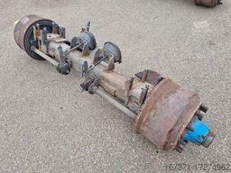 BPW HEAVT DUTY TRAILER AXLE   SINGLE TIRES  15 CM