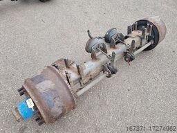 BPW HEAVT DUTY TRAILER AXLE   SINGLE TIRES  15 CM