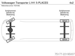 VW Transporter L1H1 5-PLACES