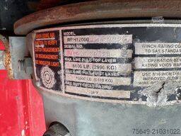  Abschlepp-Schiebeplateau Abschlepp-Schiebeplateau, Hubbrille, 2xWinde