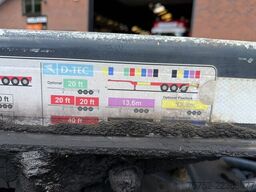 D-TEC FLEXITRAILER FT-LS-S Multi 2x20 40 45ft SAF Lif...
