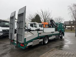 Daf CF220 Maschinentransporter Kran Hiab 102