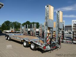 MÜLLER-MITTELTAL 4-achs Anh. Tieflader, Klapprampe, Gummibelag