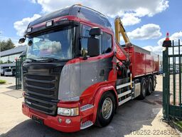 Scania G490 8x4 TRIDEM PRITSCHE + KRAN FASSI F275A.2.2...