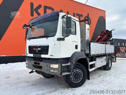 MAN TGM 18.340 4x4 HMF 1720-K5 / PLATFORM L=5009 mm