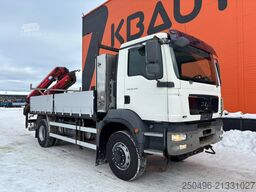 MAN TGM 18.340 4x4 HMF 1720-K5 / PLATFORM L=5009 mm