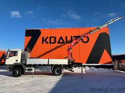 MAN TGM 18.340 4x4 HMF 1720-K5 / PLATFORM L=5009 mm