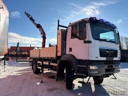 MAN TGM 18.340 4x4 HMF 1720-K5 / PLATFORM L=5009 mm