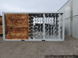 Container HühnerStall Stall Zwinger Hühner Käfig 20 Fuß 6 Meter