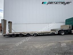 Meusburger Tieflader Auflieger MTS-4 Radmulden, 2 x Liftachse