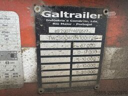 Galtrailer B2PS 26-6/5 SAF Disc / Sliding roof