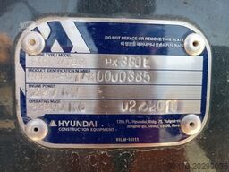 Hyundai HX380L with 20m longfront and excavation boom