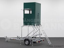 TPV Trailers TPV TRAILER MOBILE JAGDKANZEL 442X199x218CM 750KG SPEZIALANHÄNGER