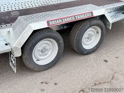 Brian James Trailers DIGGER PLANT 543-3717-35-2-12 | SCHWERLASTRAMPE 370X170CM 3500KG BAUMASCHINENANHÄNGER