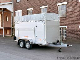 Vezeko VT 2700 ALUBODEN | RAMPE-/TÜR-KOMBI | TREIBGITTER 320X160X190CM VIEHANHÄNGER | RAMPENGUMMI | LÜFTUNG