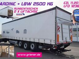 SCHMITZ CARGOBULL SCS 24 / LASI 12642 XL / LBW 2500 kg / 2 x LIFTA