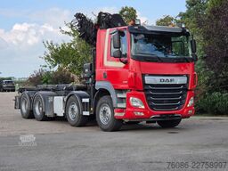 DAF CF530 FAD HIAB 302 30tm KRAAN/CONTAINER!! ZERO ...