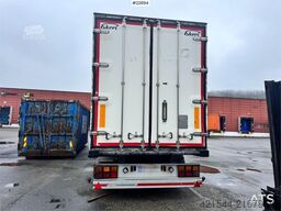 Ekeri box semi-trailer with refrigeration/freezer unit.
