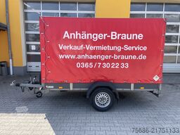 SARIS Woody FW 150 Einachser Tieflader Plane