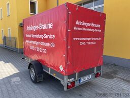 SARIS Woody FW 150 Einachser Tieflader Plane