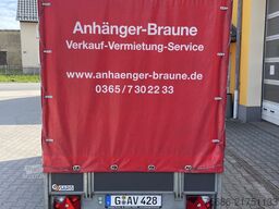 SARIS Woody FW 150 Einachser Tieflader Plane