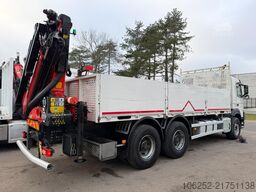 Volvo FM 420 6x4 BAUSTOFF + KRAN PALFINGER PK18502 SH...