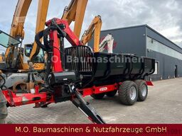  Stepa TA 16 holzanhänger mit Palfinger Kran