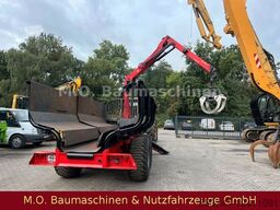  Stepa TA 16 holzanhänger mit Palfinger Kran