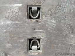 Wecon Plattform mittig+außen Zurringe verzinkt