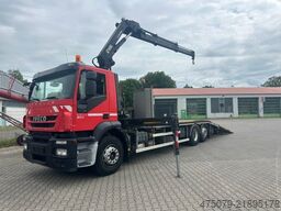 IVECO AD260S36 / Hiab 166 Funk / Maschinentransporter