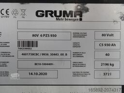 GRUMA 80 Volt 6 PzS 930 Ah