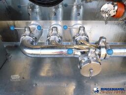 L.A.G. Food tank inox 32m3 / 3 comp + pump + steam hea...