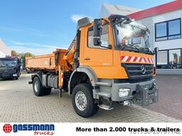 Mercedes-Benz Axor 1833 AK 4x4, Winterdienstausstattung, Kran