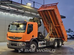 Renault Premium 430 Lander 6X4 HIAB 211 EP-4 Crane Tipp...